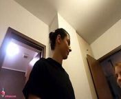 Relaxed afternoon sex - blowjob, pussy licking, vibrator, and conclusion at the end from afternoon lounge fuck ends with big cumshot on her bouncing tits wettmelons