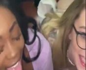 Kiara and 2 Friends Suck Cock at Party from suck party