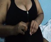 My friend leaves me alone in his hot Aunty house, she seduce me to have sex with me by showing her big tits and ass from hot aunty tempting her friend
