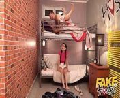 Fake Hostel, young asian au pair Rae Lil Black fucked by MILF from my village au
