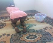 Hot mature wiping the carpet by bending over from turk turk foot patrol