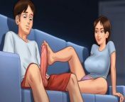Summertime Saga #53 - Jenny's Foot Fetish - She Loves Making Guys Cum on Her Feet from 3d porn teen feet