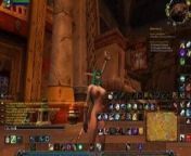 World of WarcraftNight Elf nude dance from elf nude class