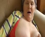 OmaPasS Old Horny Chubby Granny Solo Masturbation from solo chubby granny