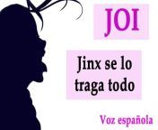 JOI con Jinx, quiere sacarte la leche a lo loco. from jinx asmr patreon