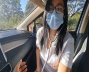 Pinay nurse girl fucked in Public Road inside the car, Pinick up si nurse libreng kantot para sa libreng sakay from kantot melayu