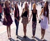 BEAUTIFUL RUSSIAN GIRLS TRADITIONAL SONGS from chiranjeevi jayamalinisilksmitha nice songs