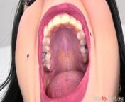 Mouth fetish video - Gina from gina lollobriigda tongue