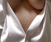 Training nipples with tongs Wearing boyfriend's baggy Y shirt, F cup, areola, nipple, breasts... from gopimodidia aunty f
