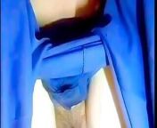 Hot Punjabi desi bhabhi is masturbating while pressing her boobs and caressing her nipples, she is having orgasm while caressing from school boy mom boobs press