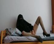 Arab niqab solo from arab niqab sex video
