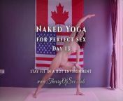 Day 13. Naked YOGA for perfect sex. Theory of Sex CLUB. from 13 telhani nude boob and