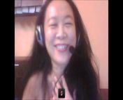 Lucy Chinese Slut masturbates with me on cam session 3 from asian oriental slut masturbates bonate for more