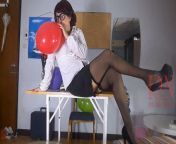 Office Obsession, The secretary Inflatables balloons masturbates with balloons. 12 cam1 from xmxx teluguxy ladies korean teache