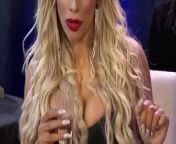 WWE - Carmella sotting in a low-cut black dress from jayanthi big nude cleavage fake
