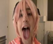 Femboy Astolfo Mouth and Tummy (Vore) from bigcock astolfo2 crossdresser