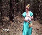 Anal Princess with massive tits sodomized by a fake lumberjack from princess cum