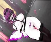 Honkai Star Rail Kafka Hentai Insect Bondage Nude Blind Dance MMD 3D Purple Wings Color Edit Smixix from honkai starrail kafka
