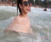 Sexy small tittted girlfriend Demi Lopez vacation ATK from rwandan cumita watering