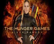 Teen Blonde Katniss Fulfills Her Fantasy HUNGER GAMES Parody from hunger games nude