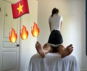 Legit Vietnamese Intern RMT Giving Into Monster Asian Cock 1st Appointment from monster dick international