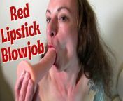 Trailer – Red Lipstick Blowjob Sweater Fetish from lipastic hindi new triler