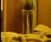 Slim Babe in Green Saari, must watch from desi housewife in green salwar 1st time with inlaw mp4