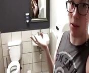 Gym Bathroom Quickie Show from florescent pov bathroom quickie video leaked