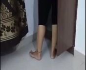 Dedi wife changing her clothes while hubby record it from real dedi girl video calling