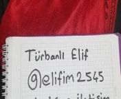 turbanli elif iletisim icin bilgilerini paylasiyor from turk turbanlı webcam