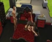 Husband watching wife getting fucked from boyfriend watches sims 4