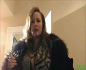 Big tit stepmom shows off her tits from bumping
