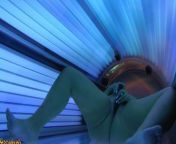 Annadevot - My visit to the tanning salon from topless tanning sweety