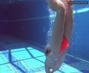 Famous Mary Kalisy is posing swimming naked for XXXWATER from biqle ru video vk xxxacter mena sex videos