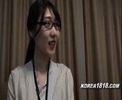 KOREAN OFFICE LADY is horny and fucked in japan jav from mom korea horny