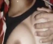 Cute girlfriend shows her boobs from boobs show