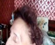 Very old granny gets cum in mouth from very old granny gets cum in