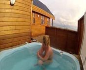 sandra pool 1 from sandra nude in hot tub