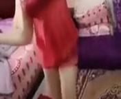 arab hot girl dancing with sexy red dress from tasaw