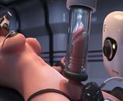 Futa Ahri Milked by AI robot: Trailer from cartoon vir the robot boy sex