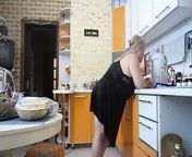 hard fuck mother-in-law in the kitchen while his wife is sle from china sle