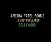 amisha patel boobs from amisha photoshoot kiss
