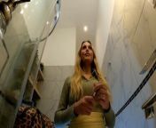 Sexy and horny blonde wife in plead skirt takes off her underwear red thong in the bathroom to show her tight pussy and booty from tv upskirt indian west bangol bishnu