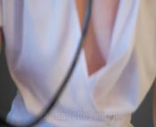 NURSES UNIFORM IS WIDE OPEN GIVING A GOOD DOWNBLOUSE | ENF from big nippels