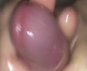 Hot guy moaning and cumming. Close up cumshot, asmr handjob from moaning and cry