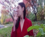 INHALE 48 Smoking & Nudity in Public by Gypsy DoloresParc LaFontaine, Montreal from link ls nude 48 i