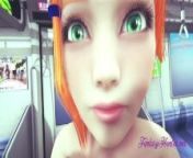 Ben 10 Hentai - Gwen Is Fucked in a Train and cums inside her from cartoon ben 10 xxx hd 3gp nud