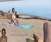 The Adventurous Couple: Watching Sexy Girls On Nude Beach-S2E34 from neudesmom