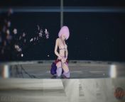 MMD R18 Nude Pink Misaka - Roll Deep 1094 from misaka mikoto nude