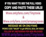 TINY TEXIE AND ANA GRAVES MIDGET LESBIAN PORN STRAP ON from x hamster tiny young